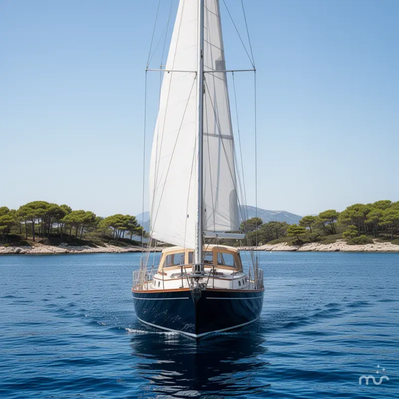 Slide: The Image of Little Harbor Sloop - 58' 1990 - 1