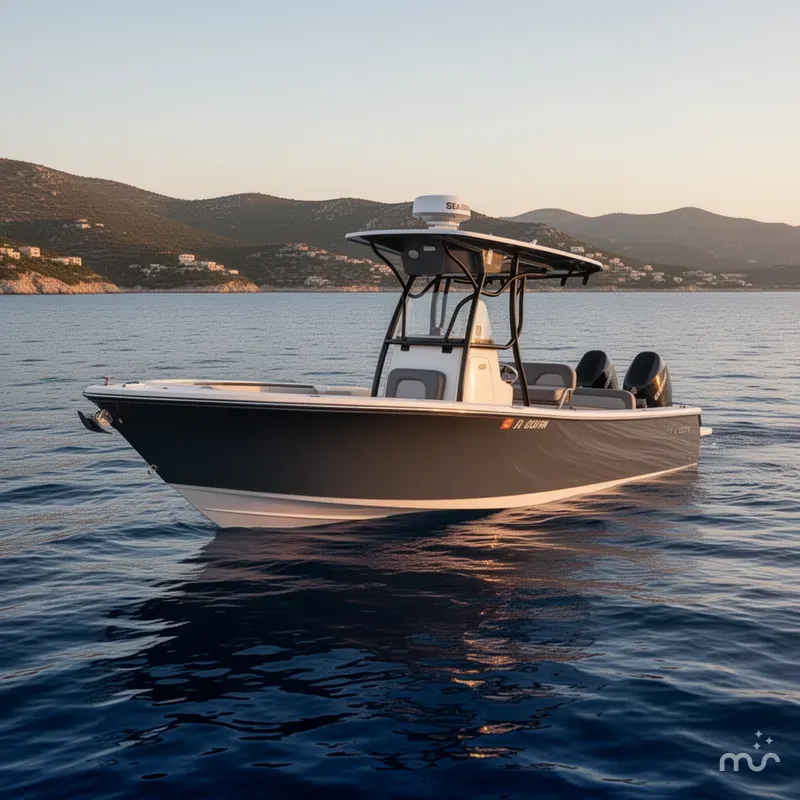 Slide: The Image of Sea Born LX24 Center Console 2023 - 2