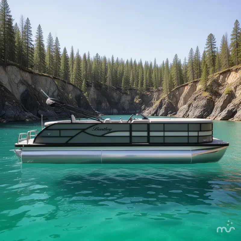 Slide: The Image of Bentley Pontoons Legacy 223 Swingback 2026 - 2