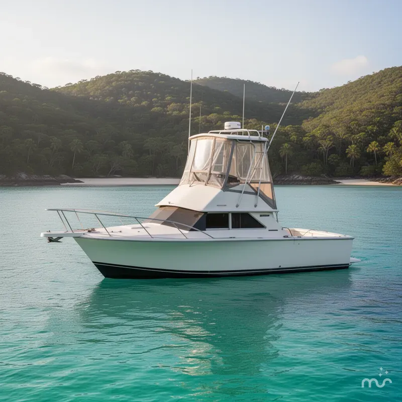 The Image of Bertram 28 Flybridge Cruiser 1973 - 0