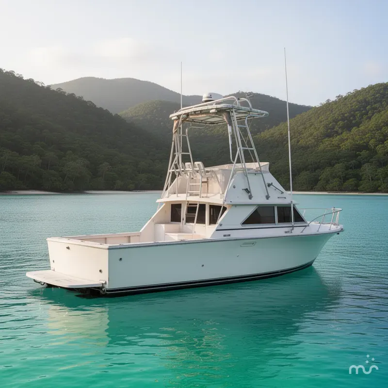 Slide: The Image of Bertram 28 Flybridge Cruiser 1973 - 2