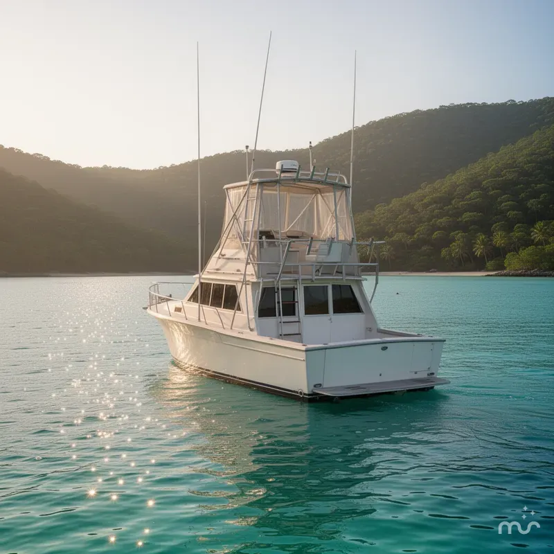 Slide: The Image of Bertram 28 Flybridge Cruiser 1973 - 4