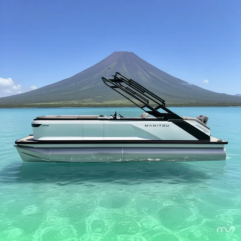 Slide: The Image of Manitou Cruise 22 Bench Tritoon 2024 - 2