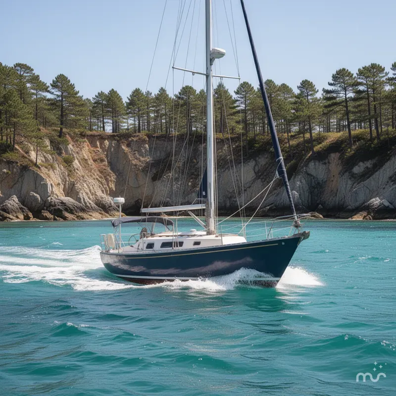 Slide: The Image of Custom FAST 410 Masthead Sloop 1986 - 1