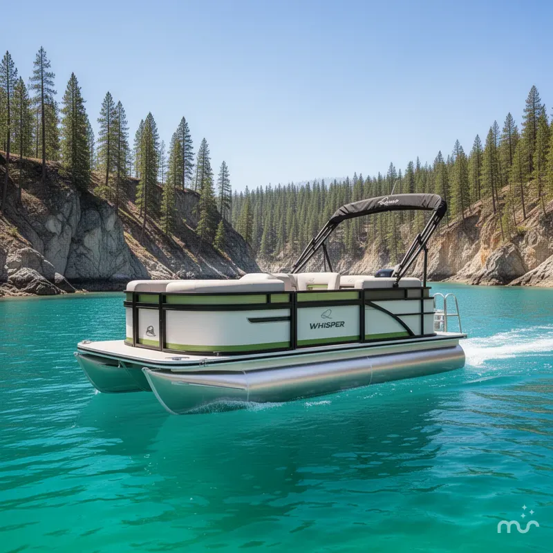 Slide: The Image of Whisper Pontoons RLS 2025 - 2