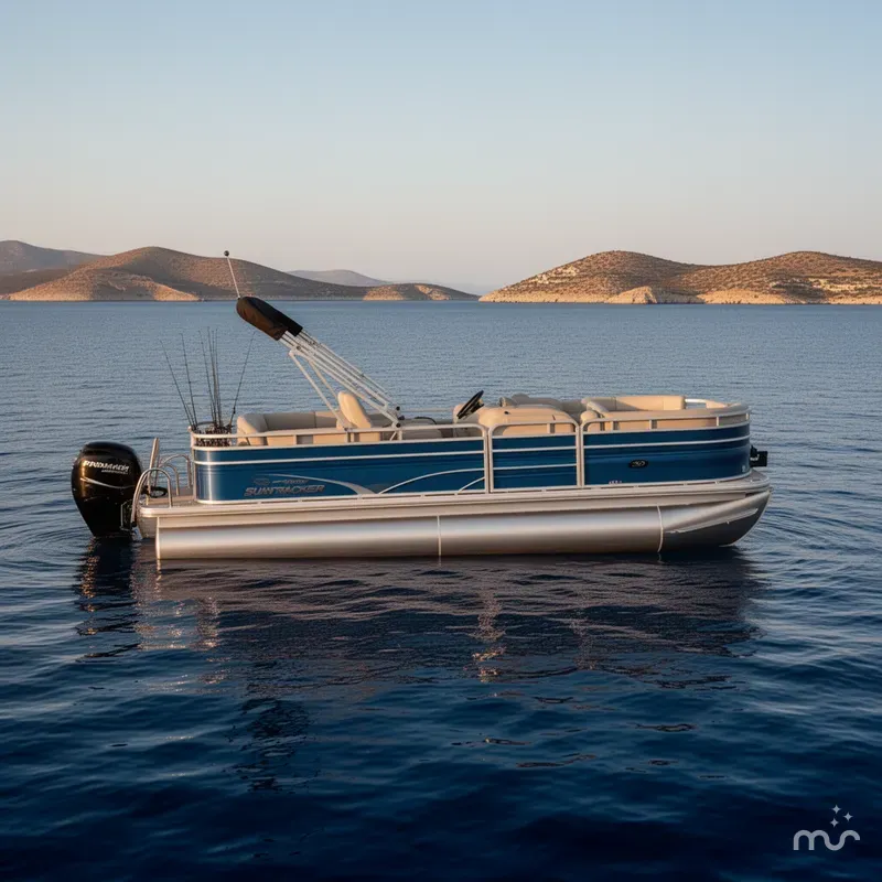 Slide: The Image of Sun Tracker Fishin' Barge 20 DLX 2026 - 2