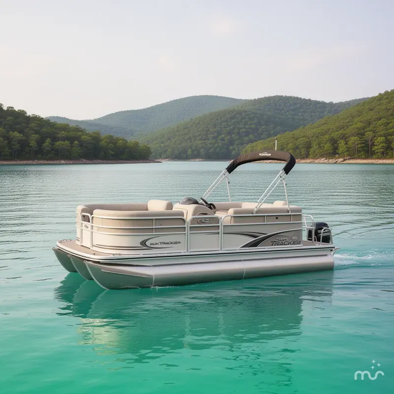 The Image of Sun Tracker Party Barge 16 DLX 2026 - 0