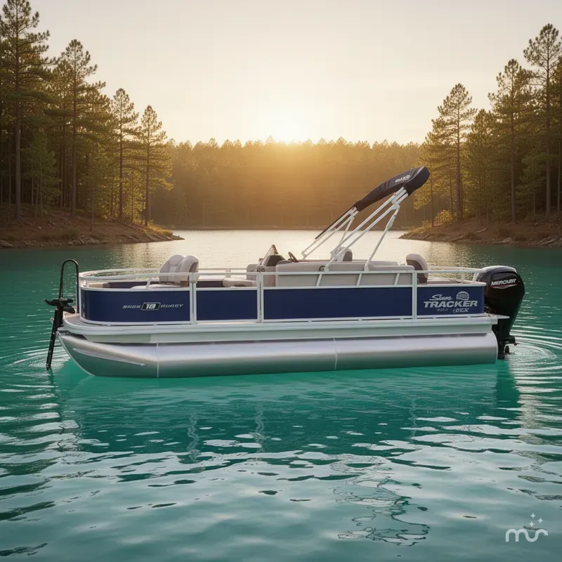 Slide: The Image of Sun Tracker Bass Buggy 18 DLX 2026 - 2