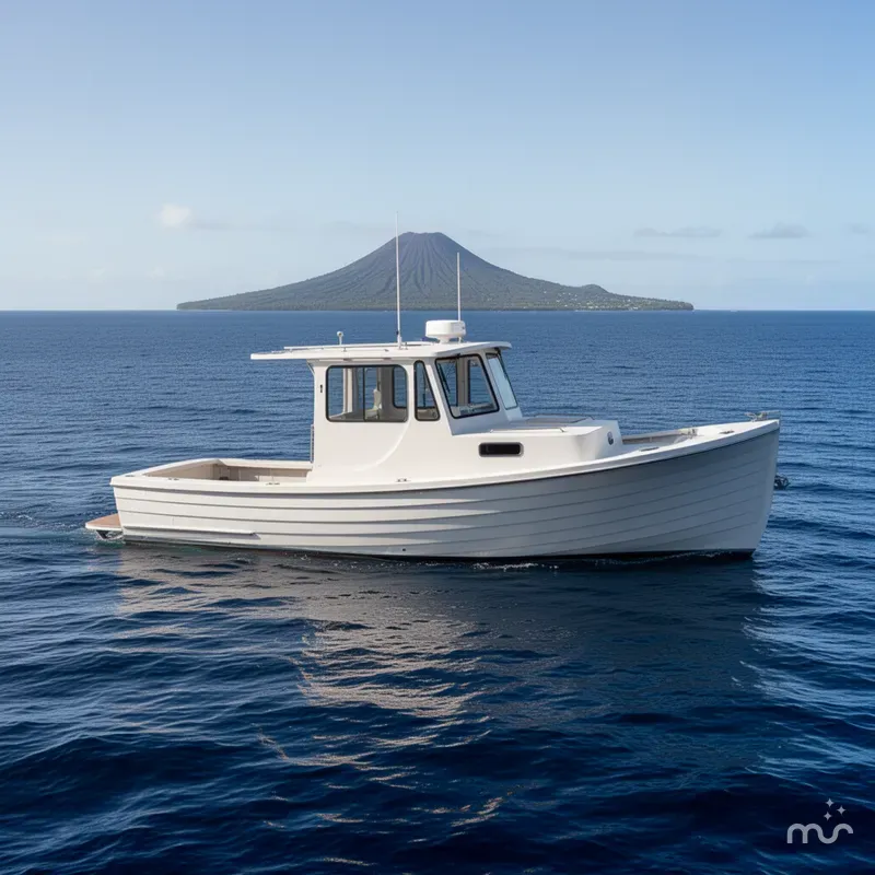 Slide: The Image of Custom Porter Lobster Boat 2021 - 2