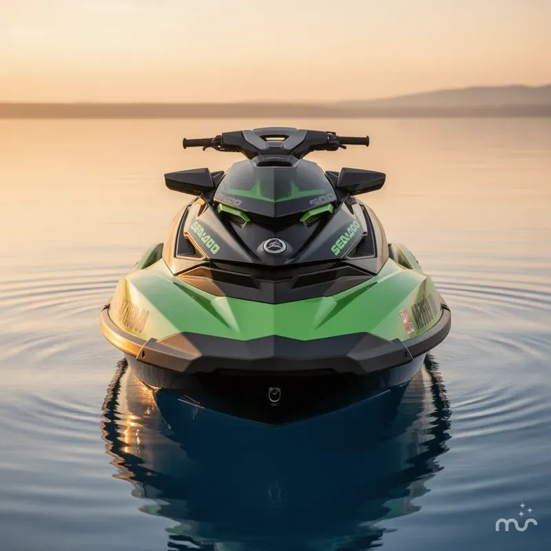 Slide: The Image of Sea-Doo RXP-X 300 California Green Metallic And Black 2020 - 2