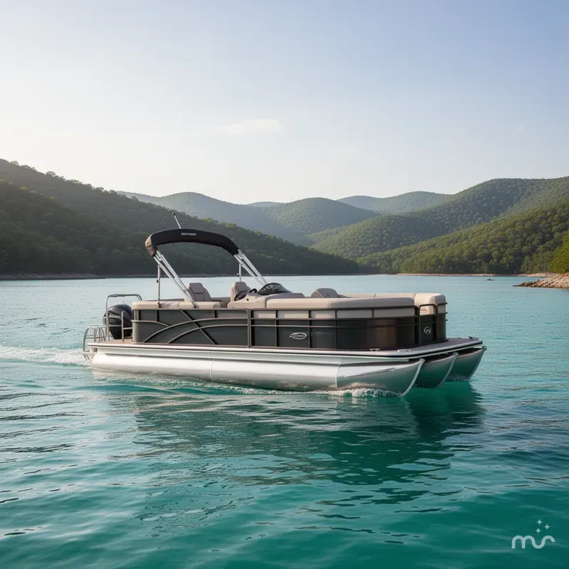 Slide: The Image of Whisper Pontoons RLS 2026 - 2