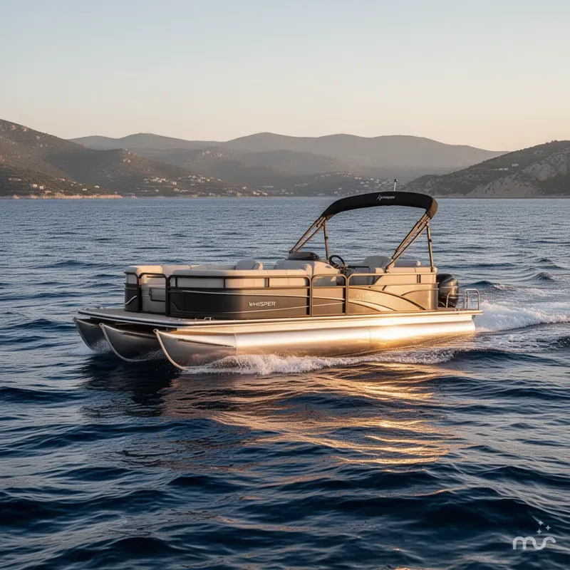 Slide: The Image of Whisper Pontoons RLS 2027 - 2