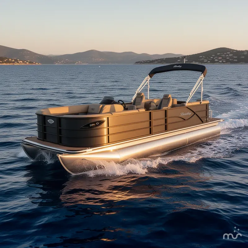 The Image of Bentley Pontoons Legacy 220 Navigator DL Quad Lounge 2026 - 0