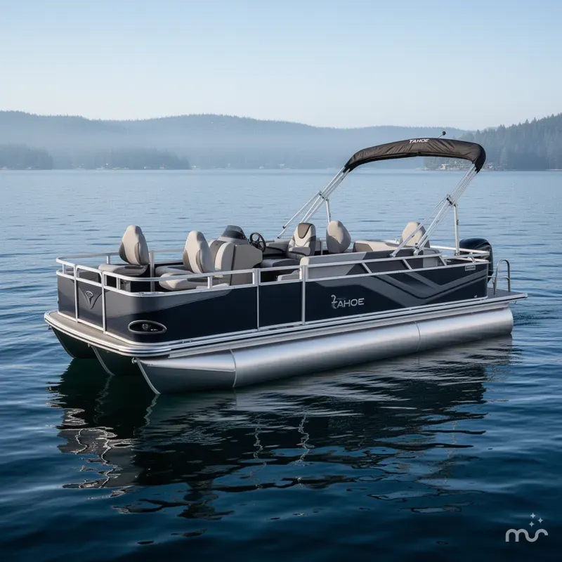 Slide: The Image of Tahoe Sport Quad Fish 1980 Pontoon $30995 2026 - 2