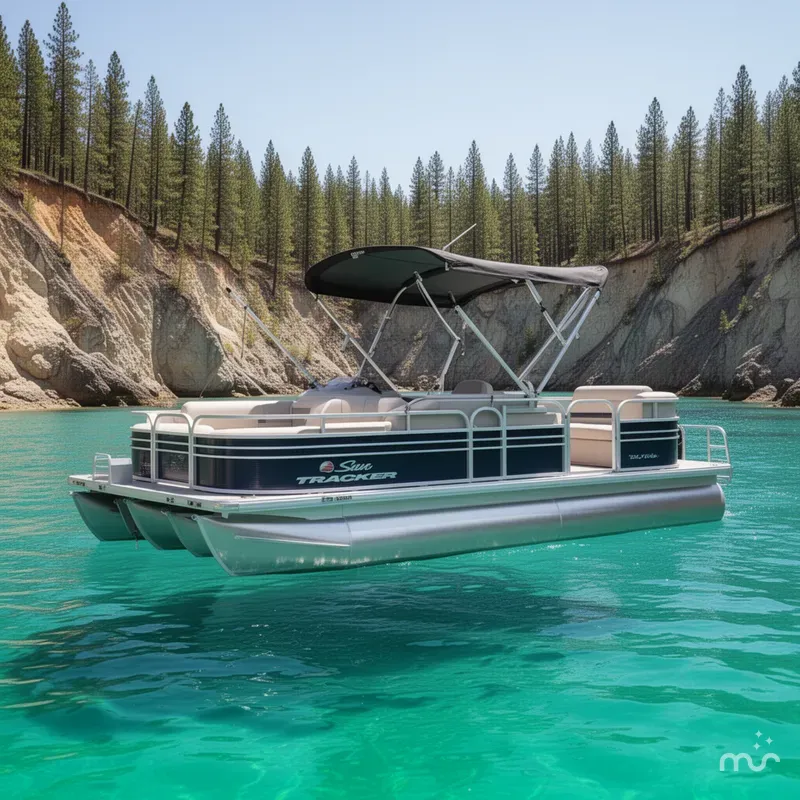 Slide: The Image of Tracker 22 DLX PARTY BARGE 2022 - 0