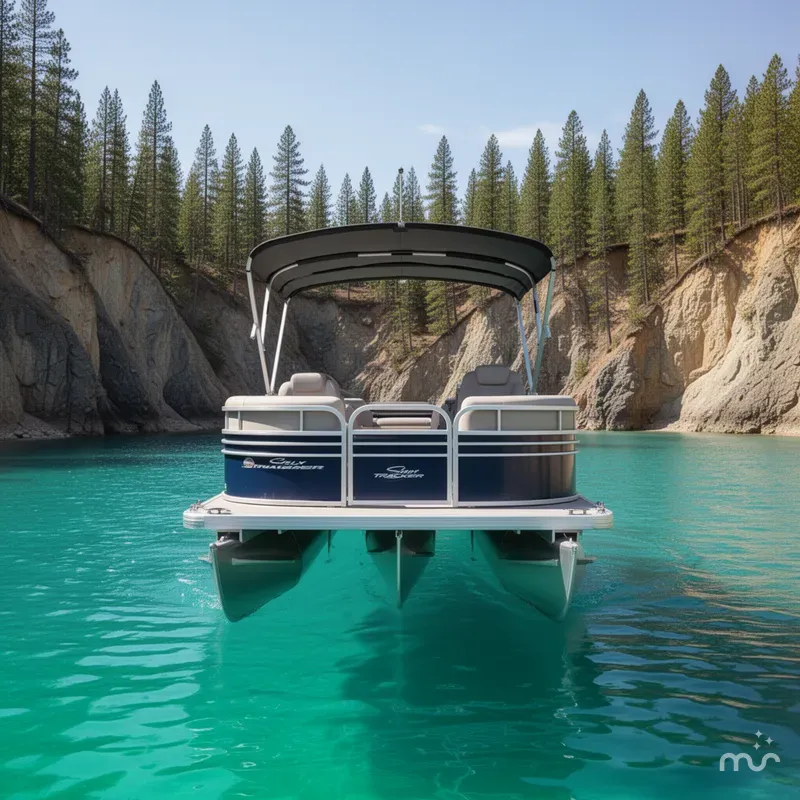 Slide: The Image of Tracker 22 DLX PARTY BARGE 2022 - 1
