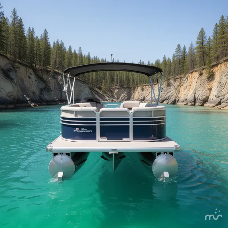 Slide: The Image of Tracker 22 DLX PARTY BARGE 2022 - 3