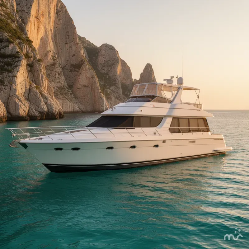 Slide: The Image of Carver Yachts 570 Voyager Pilothouse 2001 - 2