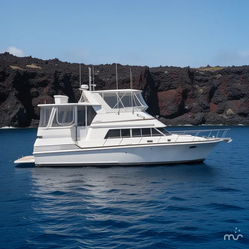Slide: The Image of Trojan International 12 Meter Motor Yacht 1989 - 2