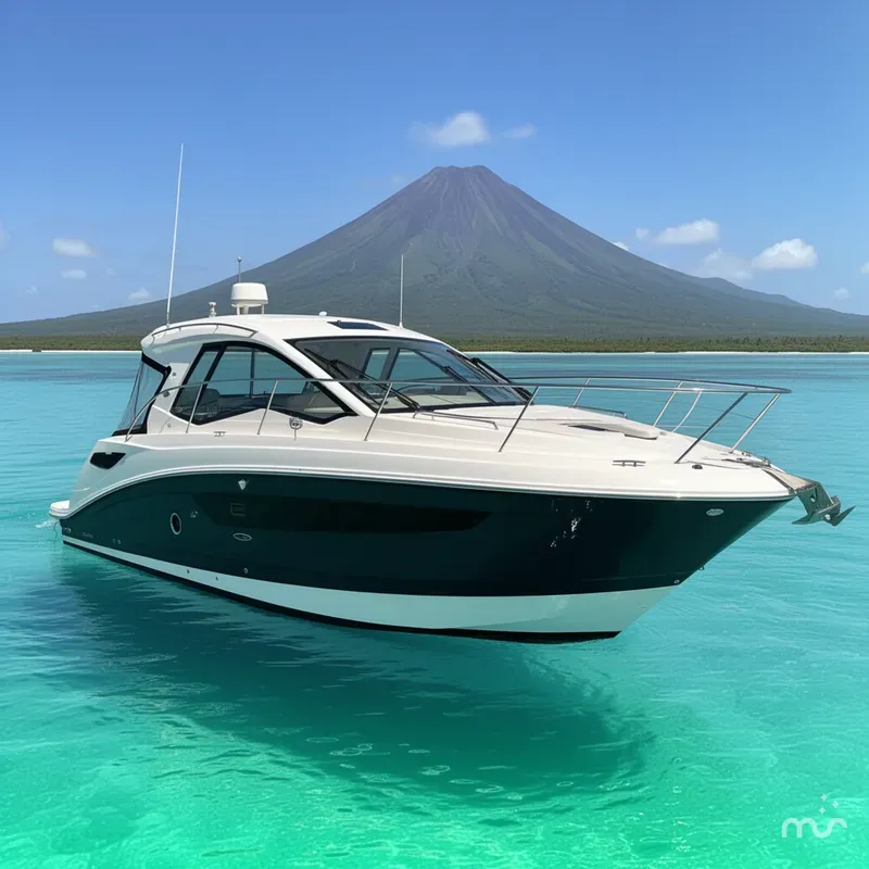 Slide: The Image of Sea Ray Sundancer 350 Coupe 2018 - 2