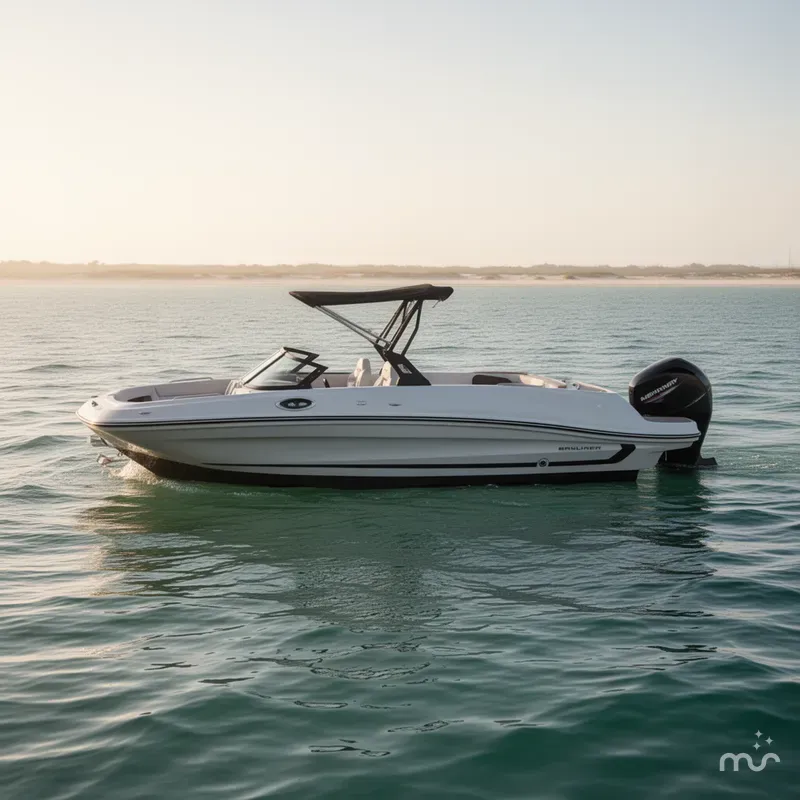 Slide: The Image of Bayliner VR6 Bowrider OB 2021 - 2