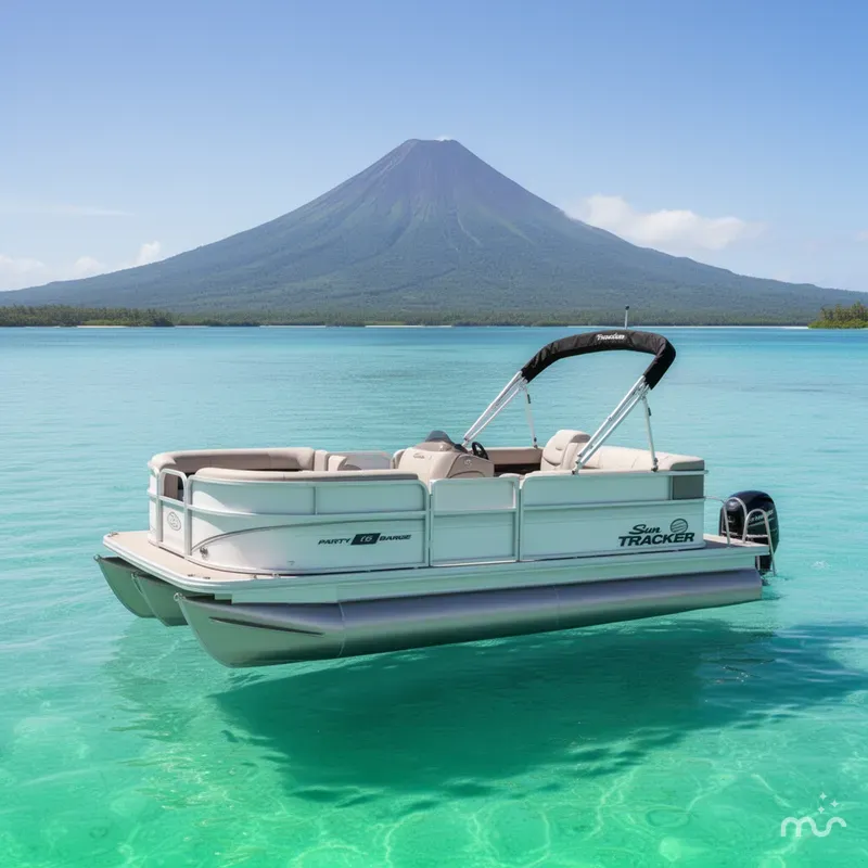 The Image of Sun Tracker Party Barge 16 DLX 2026 - 0