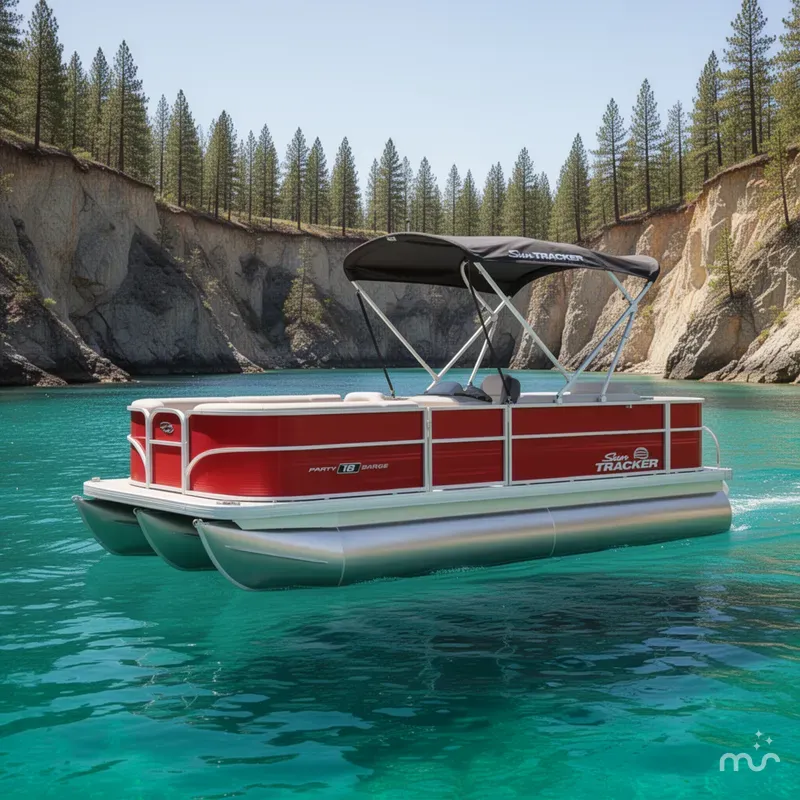 The Image of Sun Tracker Party Barge 18 DLX 2026 - 0