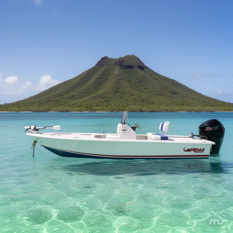 Slide: The Image of Mako 18 Pro Skiff Patriot Edition 2026 - 2