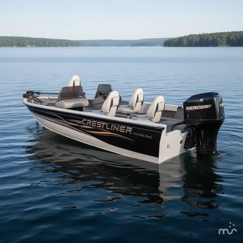 Slide: The Image of Crestliner 1750 fish hawk DC 2005 - 1