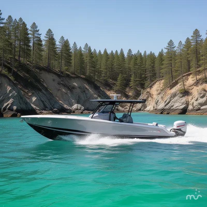 Slide: The Image of Nor-Tech 390 Sport Center Console 2018 - 4