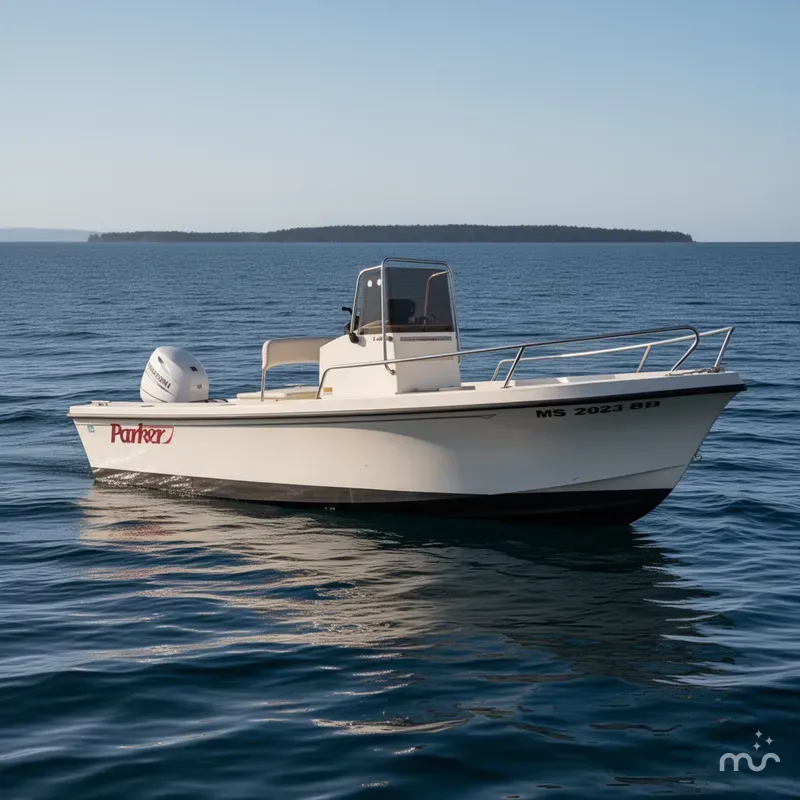 Slide: The Image of Parker Marine 1801 Center Console 1998 - 0