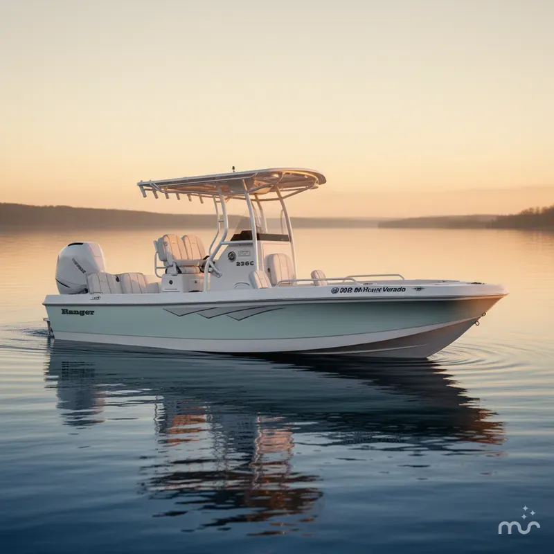 Slide: The Image of Ranger 2360 Bay w/300HP Mercury Verado 2025 - 0