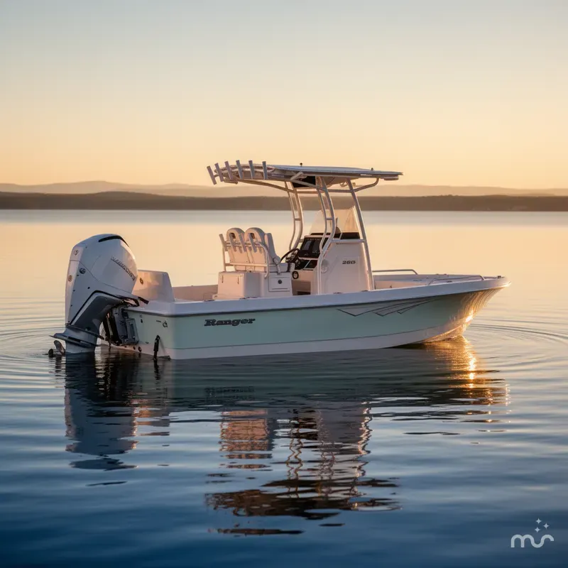 Slide: The Image of Ranger 2360 Bay w/300HP Mercury Verado 2025 - 2