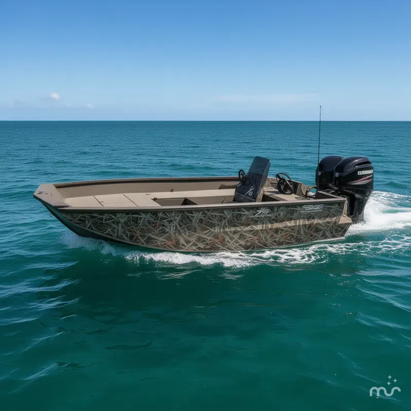 Slide: The Image of Edge Boats Sportsman 553DB 2026 - 2