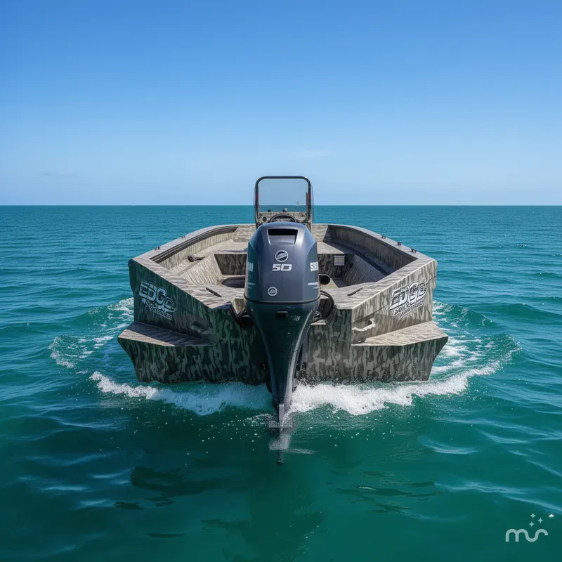 Slide: The Image of Edge Boats Sportsman 553DB 2026 - 2