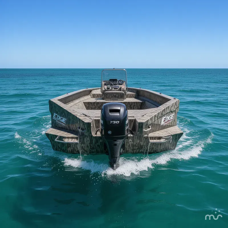 Slide: The Image of Edge Boats Sportsman 553DB 2026 - 2