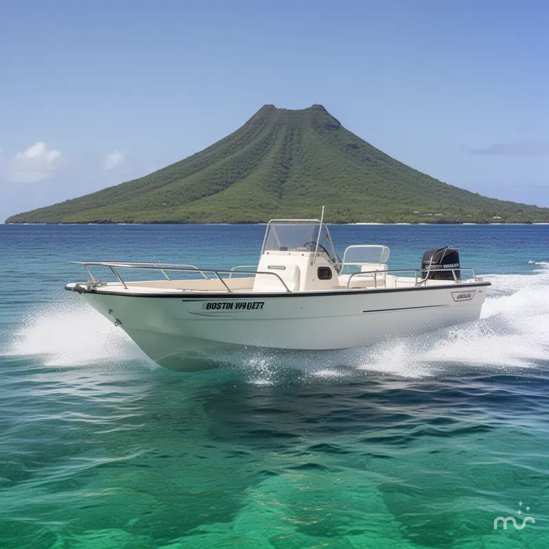 Slide: The Image of Boston Whaler 17 Montauk 1987 - 1