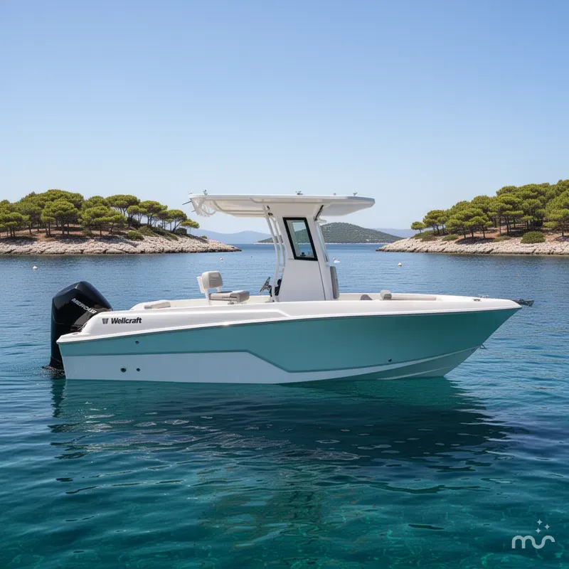 Slide: The Image of Wellcraft 223 Fisherman 2026 - 2