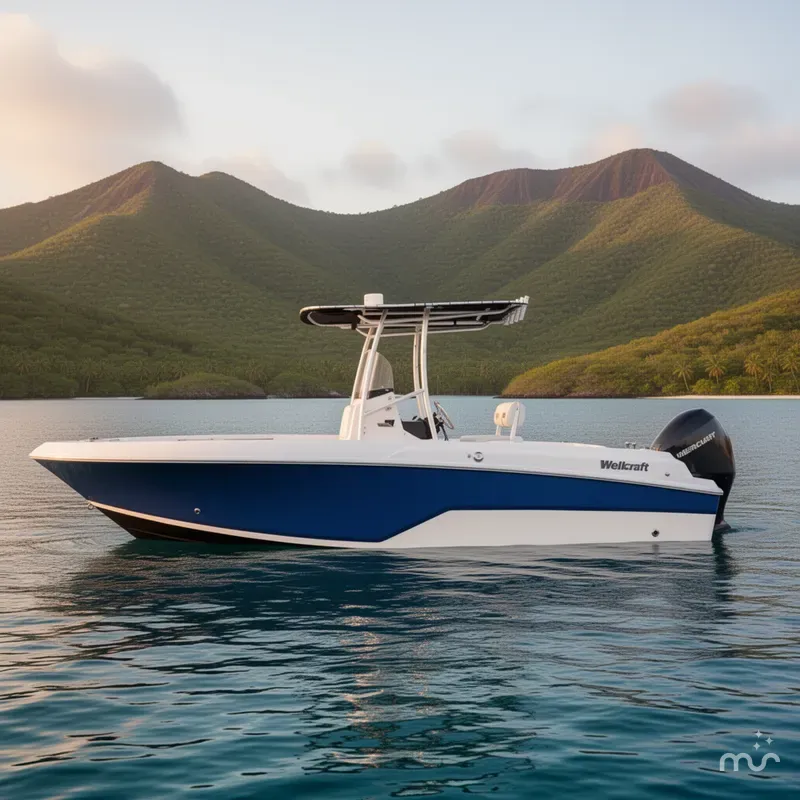 Slide: The Image of Wellcraft 202 Fisherman 2026 - 2