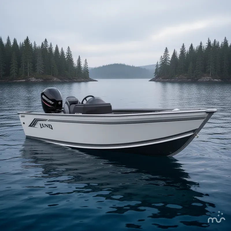 Slide: The Image of Lund 1400 Fury SS w/ 30HP Mercury 2026 - 2