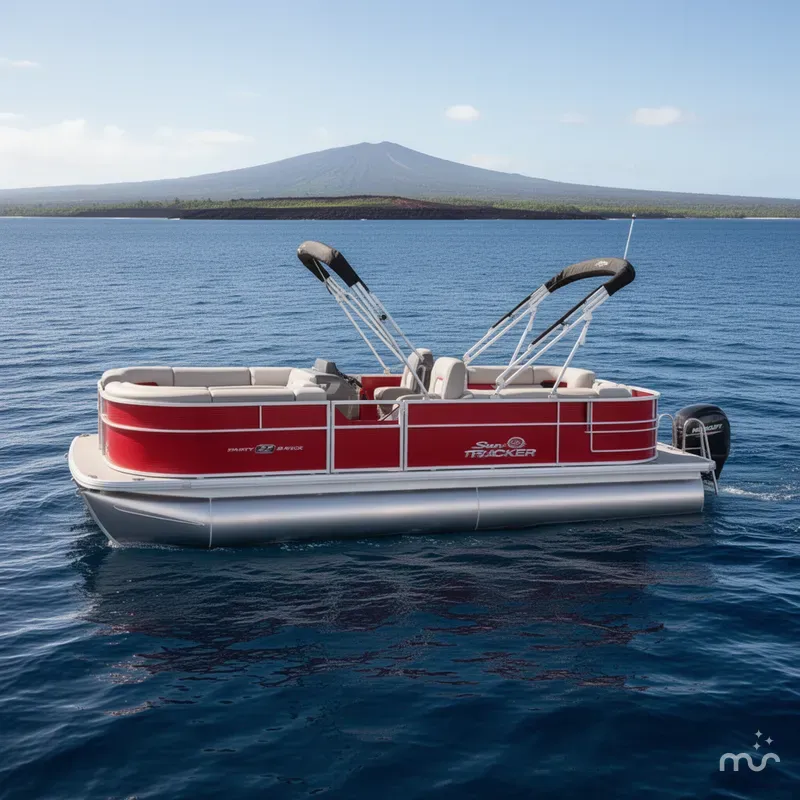 The Image of Sun Tracker Party Barge 22 DLX 2026 - 0