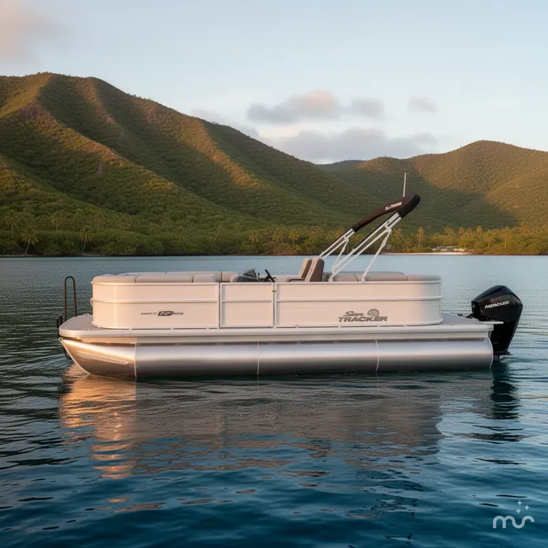 Slide: The Image of Sun Tracker Party Barge 22 XP3 2026 - 2
