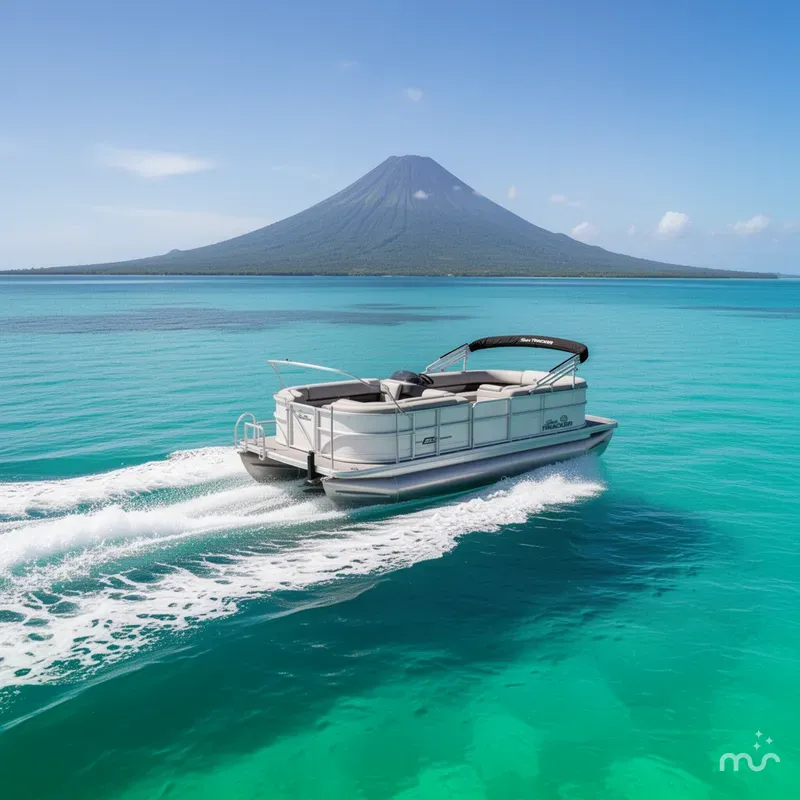 Slide: The Image of Sun Tracker Party Barge 20 DLX 2026 - 4