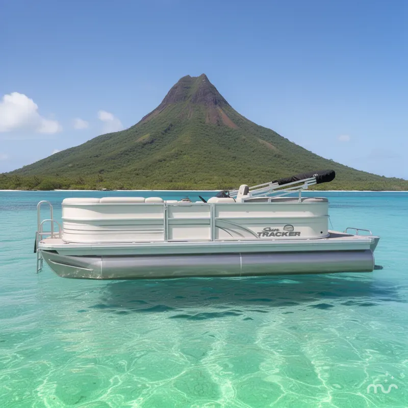 Slide: The Image of Sun Tracker Party Barge 20 DLX 2026 - 2