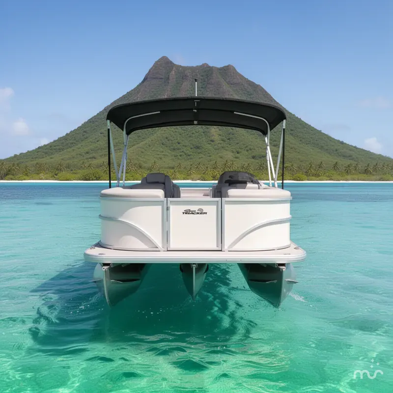 Slide: The Image of Sun Tracker Party Barge 20 DLX 2026 - 3
