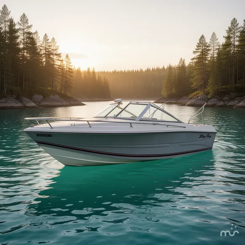 Slide: The Image of Sting Ray SVC 207 SS CUDDY 5.7L 260 HP V8 TANDEM TRL 1986 - 2