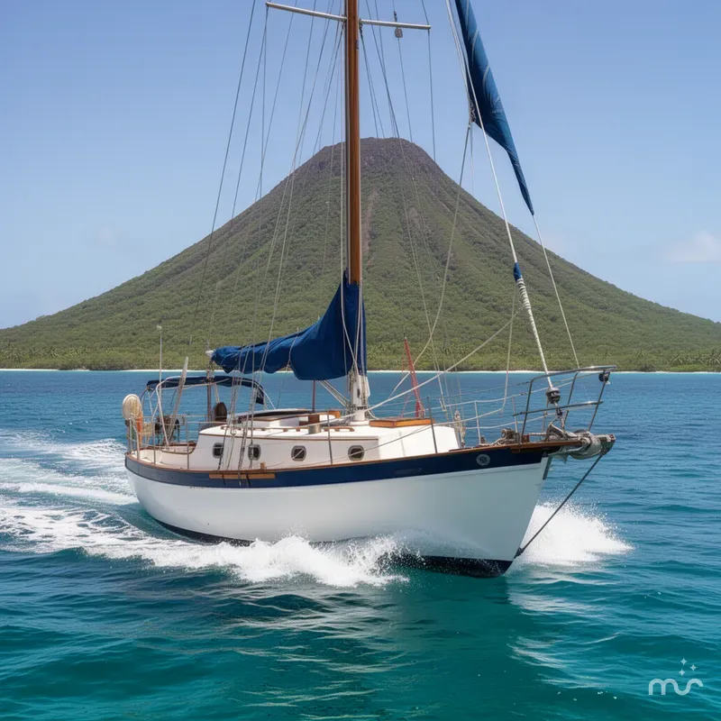 Slide: The Image of Pacific Seacraft 31 1977 - 2