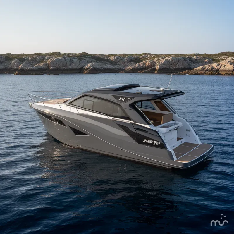 Slide: The Image of NX Boats NX370 2026 - 2