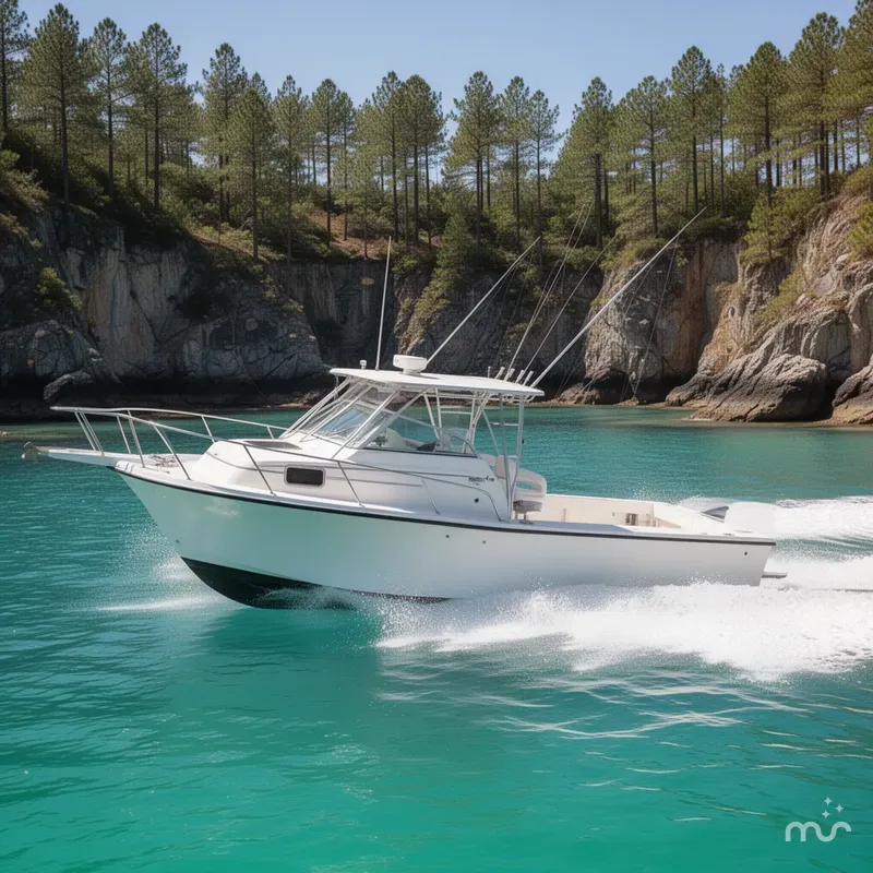 Slide: The Image of Parker Marine 2510 Deep Vee Walkaround 2001 - 4