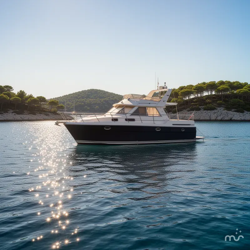 Slide: The Image of Mainship 34 Motor Cruiser 1991 - 1